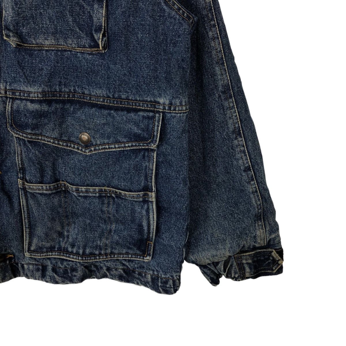 Wrangler 🔥90’s DENIM CHORE JACKET WRANGLER USA TARTAN DESIGN LINING Size US S / EU 44-46 / 1 - 4 Thumbnail