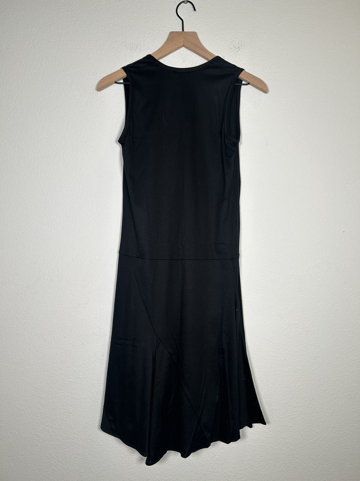 Helmut Lang AW2000 Draped Knite Godet Mini Dress Size M / US 6-8 / IT 42-44 - 2 Thumbnail