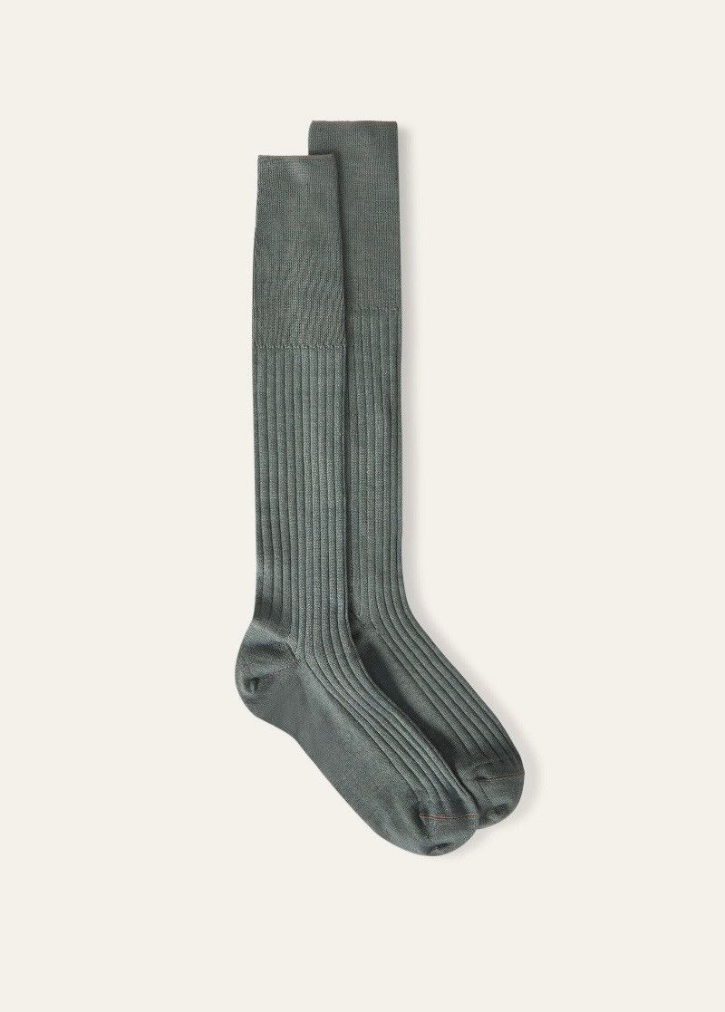 Loro Piana o1srvl11e0325 FAO0473 Size: OS / Socks in Green Size ONE SIZE - 1 Thumbnail