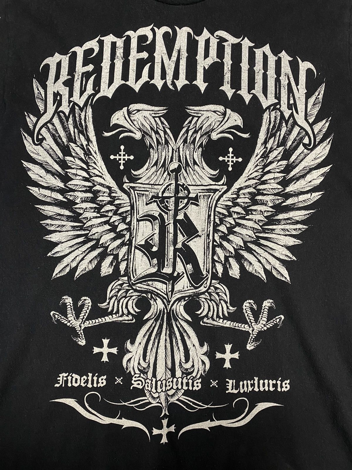 Designer Redemption Affliction Style Y2K Hype T Shirt Tee Size US XL / EU 56 / 4 - 6 Thumbnail