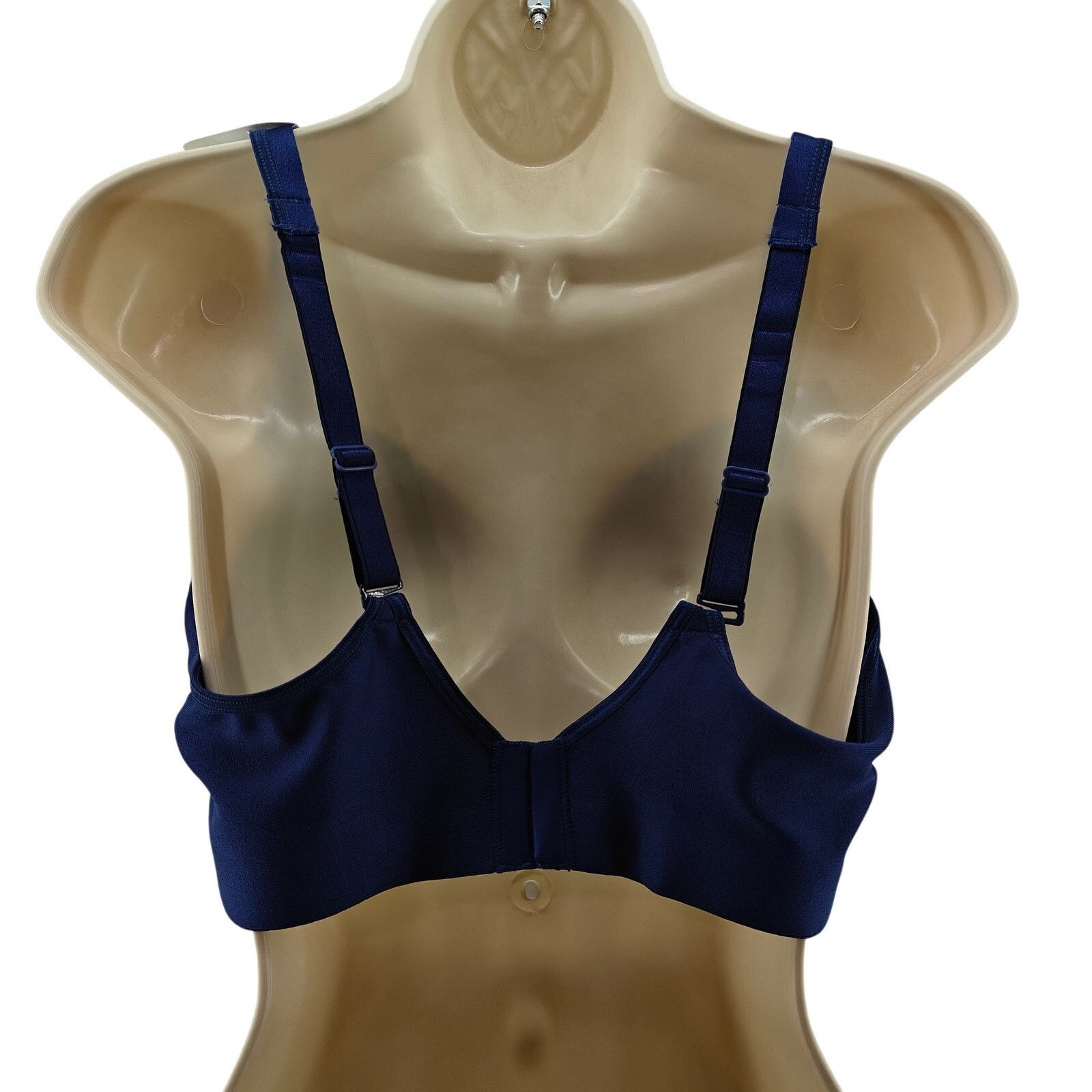 Hanes Hanes Foam Evolution Wireless Bra SmoothTec Band NavyGrey XL Size ONE SIZE - 4 Thumbnail
