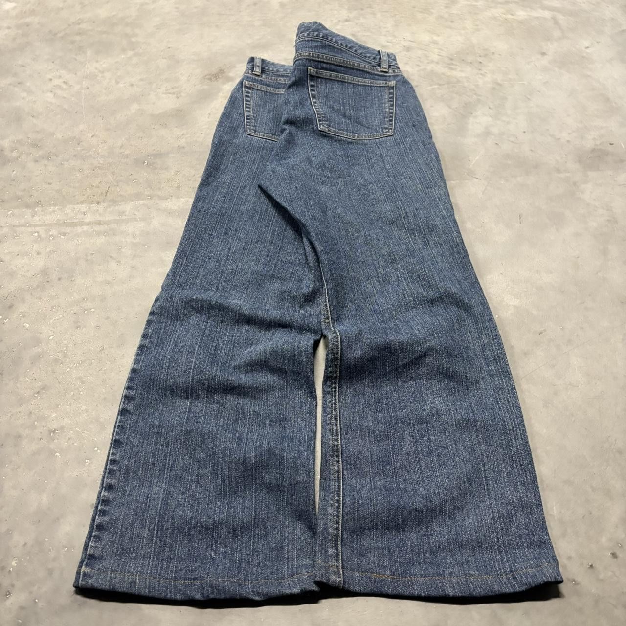 Japanese Brand × Vintage Crazy Vintage Y2K/2000s Grunge Dark Wash Essential Denim Jeans! Size US 34 / EU 50 - 4 Thumbnail