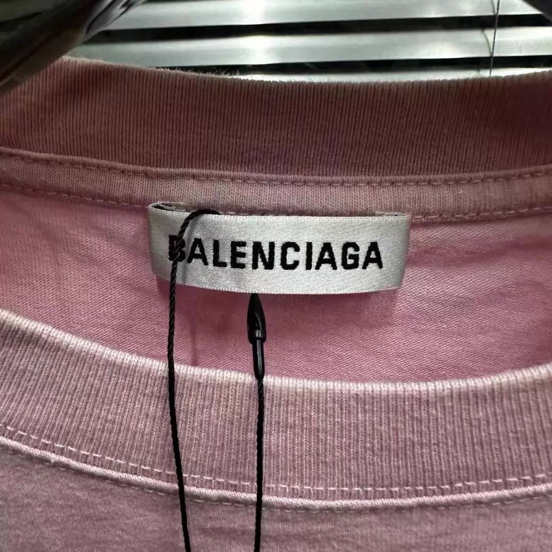 Balenciaga Balenciaga 99 New Pink Crew Neck SS Tee S Size S / US 4 / IT 40 - 2 Thumbnail