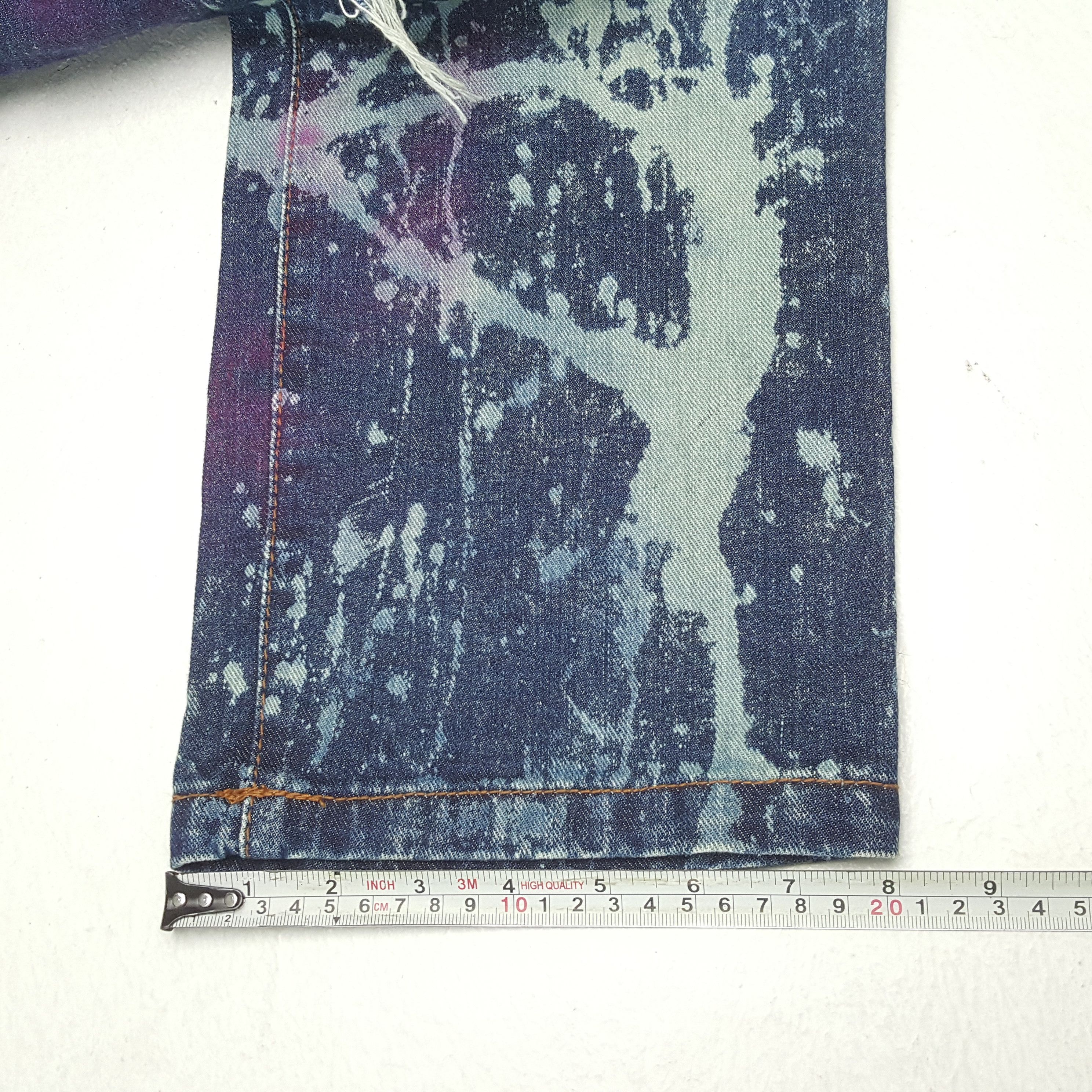 Japanese Brand × Vintage Vintage DENIM EXCHANGE Japanese Brand Distressed Jeans Size US 32 / EU 48 - 11 Thumbnail