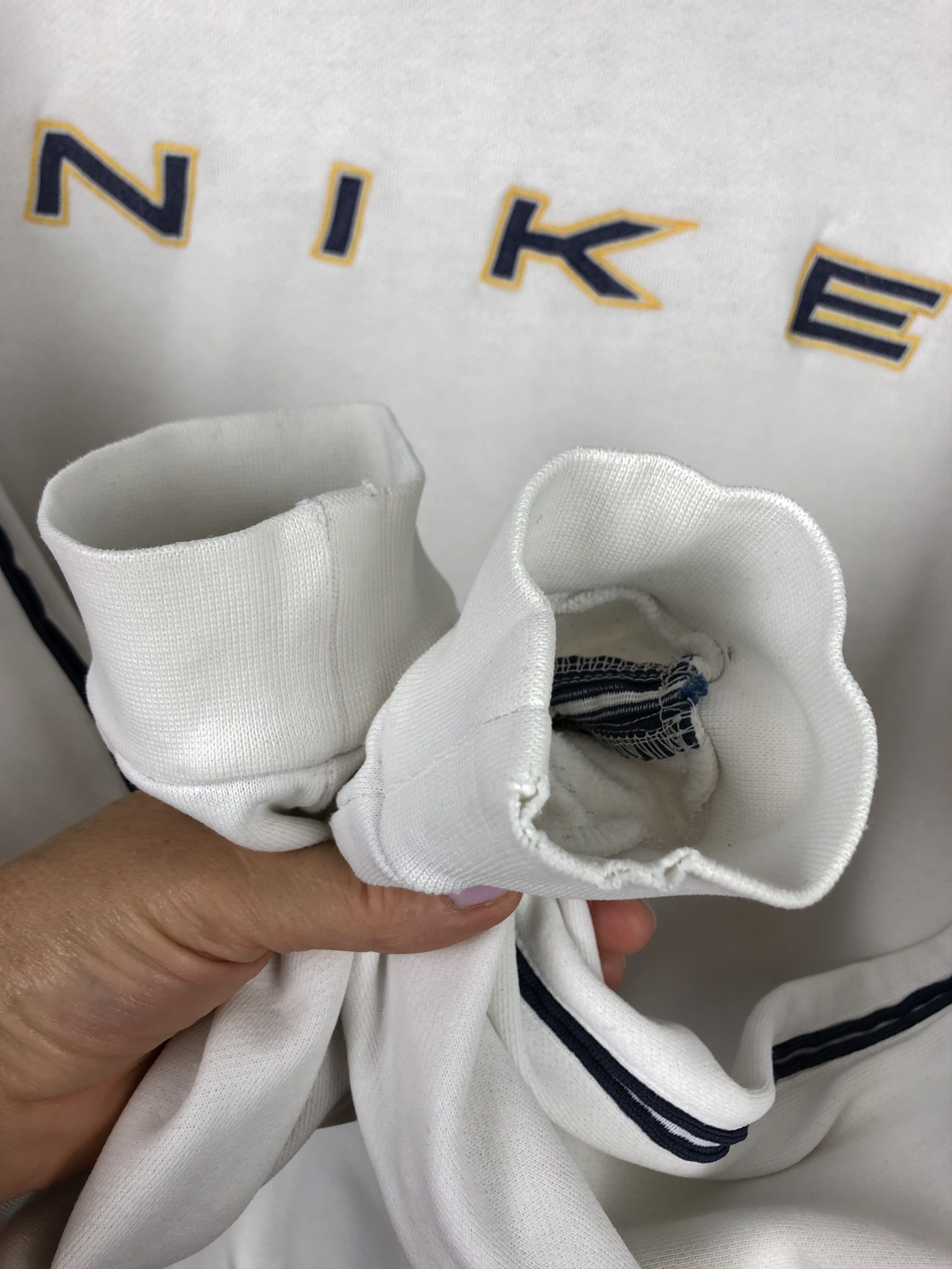 Nike Vintage 90's Nike Sweatshirt Big Logo Swoosh Crewneck Size US S / EU 44-46 / 1 - 6 Thumbnail