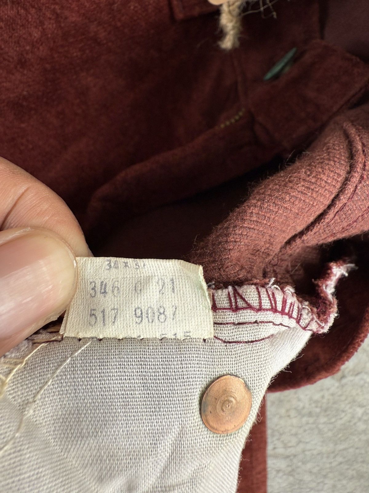 Levi's Vintage 70’s Levis Corduroy Pants Flared Jeans 517 Size US 33 - 22 Thumbnail