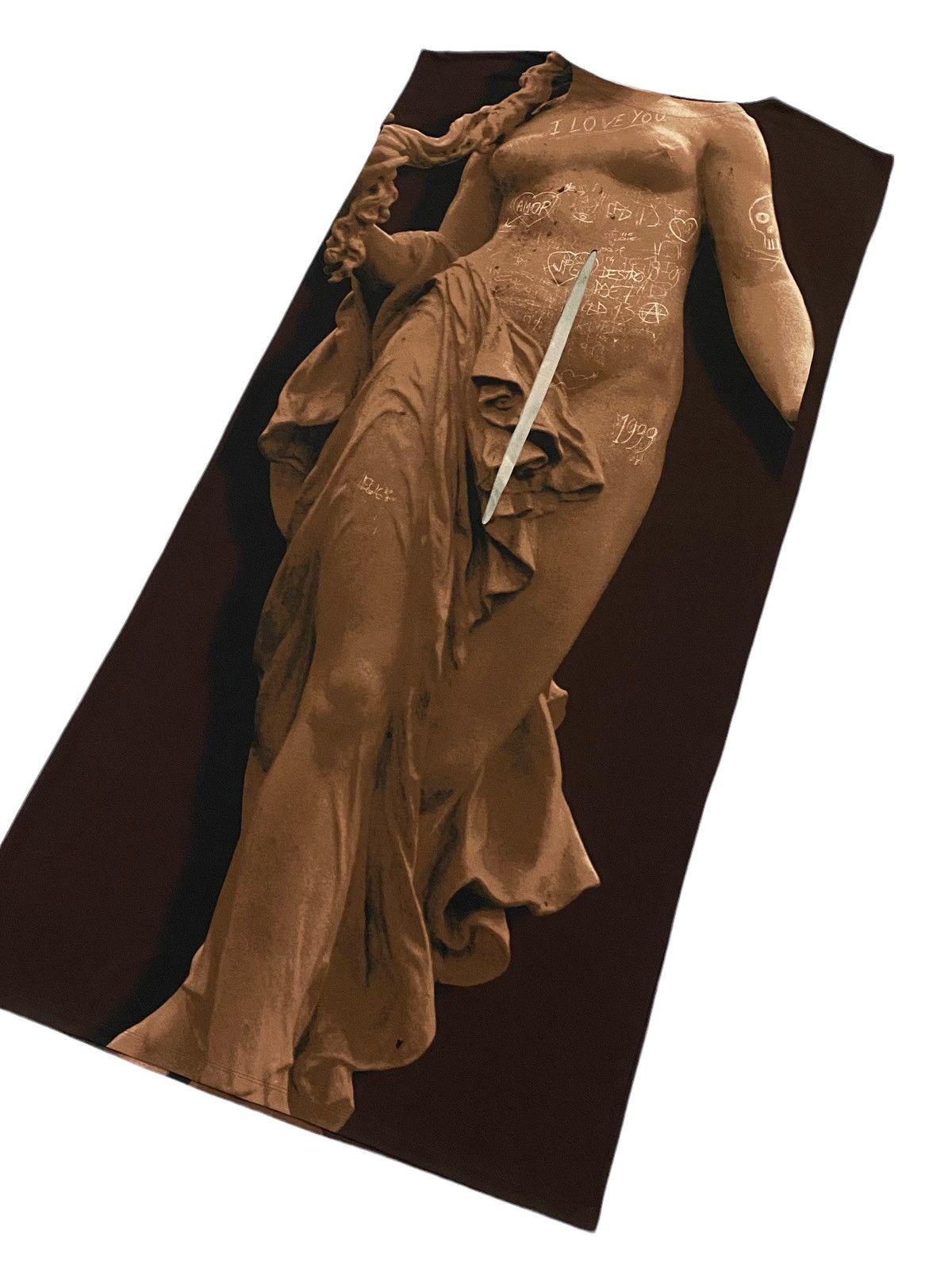 Jean Paul Gaultier Jean Paul Gaultier SS1999 Runway Goddess Trompe L’ocil Dress Size S / US 4 / IT 40 - 24 Thumbnail