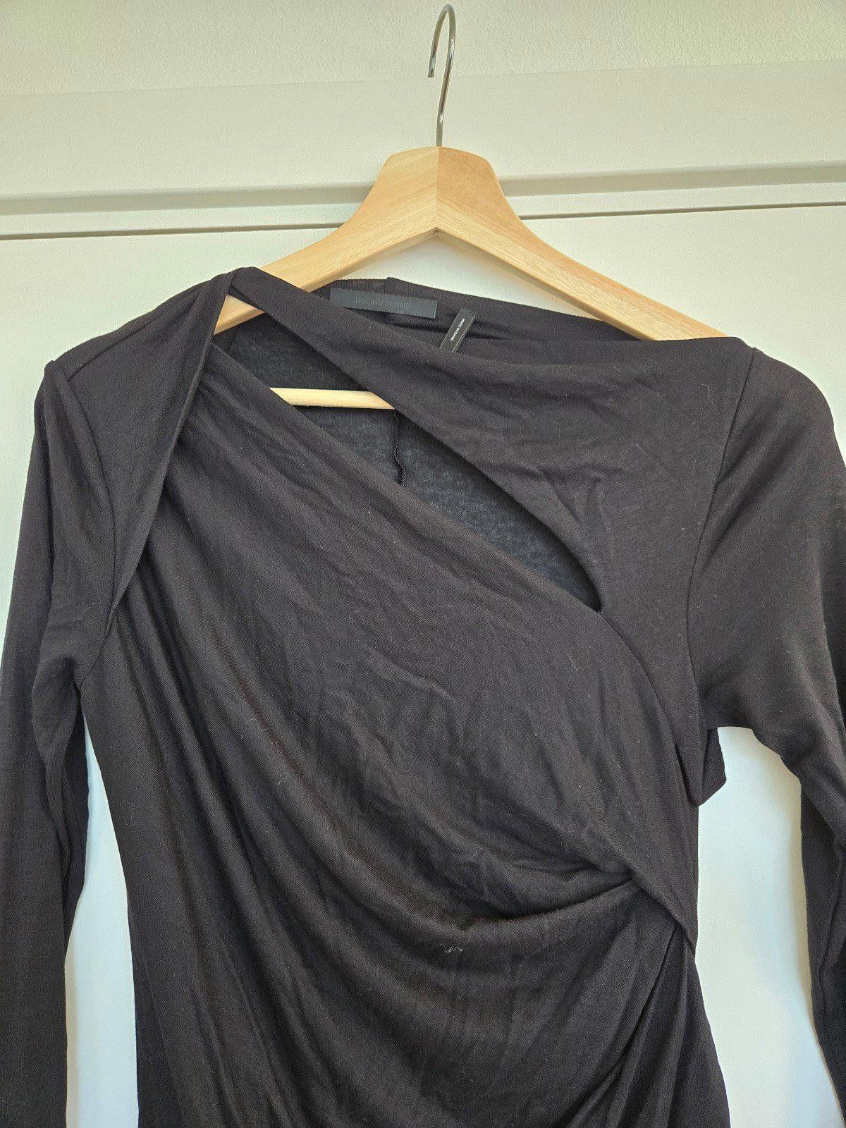 Helmut Lang Helmut Lang Asymetrical Scala Long Sleeve Cutout Dress Sz S Size S / US 4 / IT 40 - 3 Thumbnail