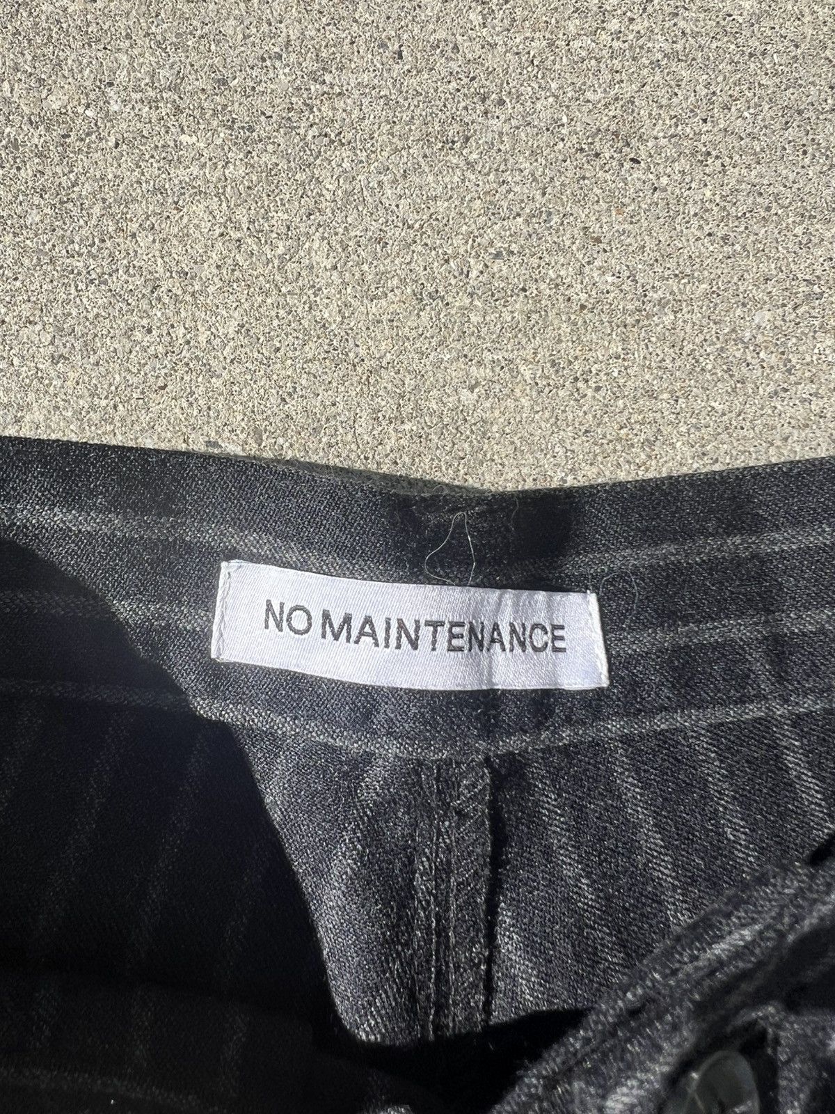 No Maintenance No Maintenance Pinstripe Wool “Drifter” Trousers Size US 30 / EU 46 - 2 Thumbnail