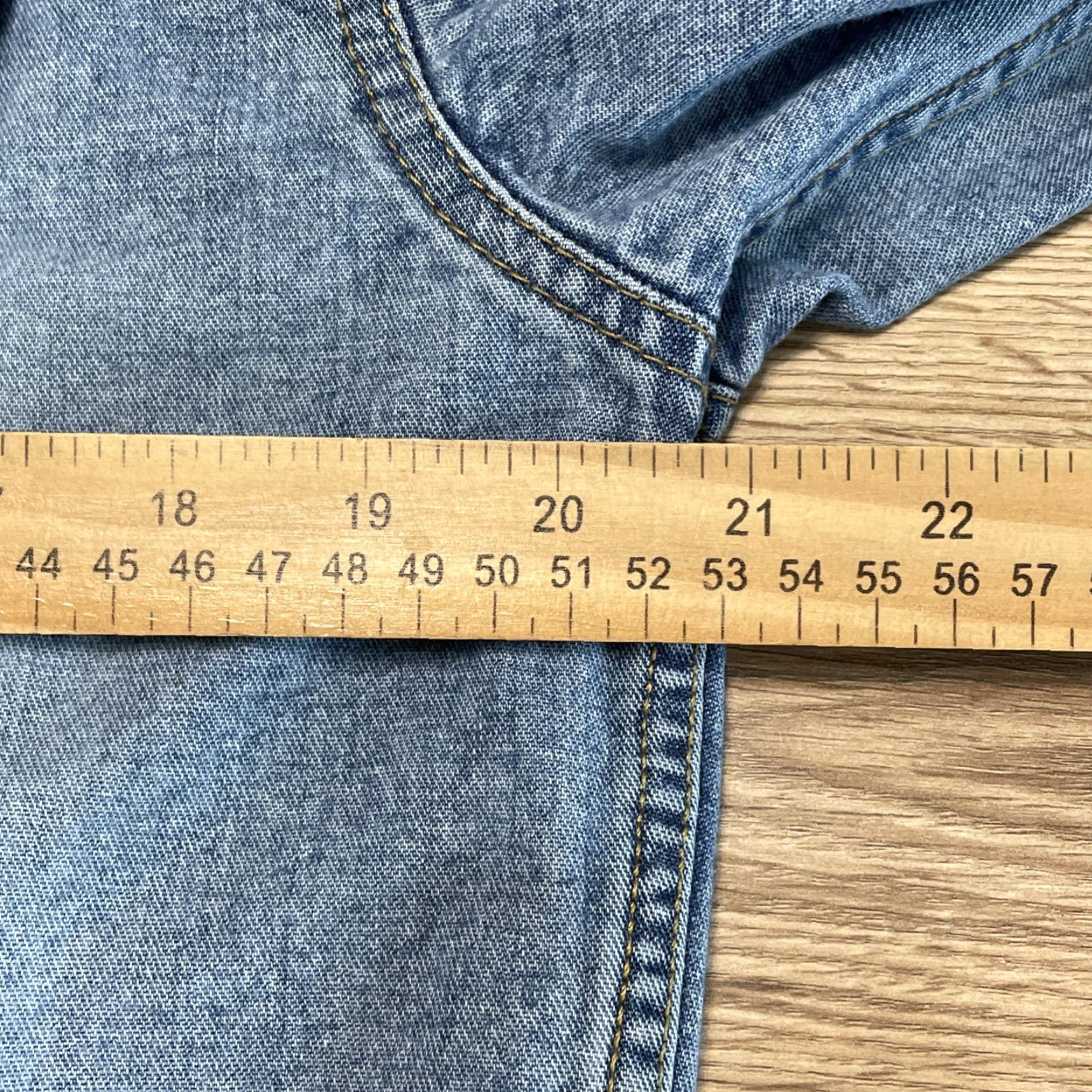 Vintage VINTAGE The Limited Denim Jacket Womens Large Blue Cotton 80s 90s Casual Outerwear Size 36" / US 14 / IT 50 - 6 Thumbnail