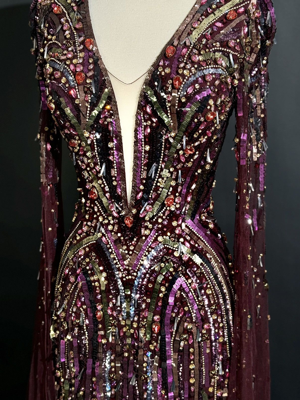 Jenny Packham Brand New US 14 JENNY PACKHAM Evening Gown Size XL / US 12-14 / IT 48-50 - 6 Thumbnail