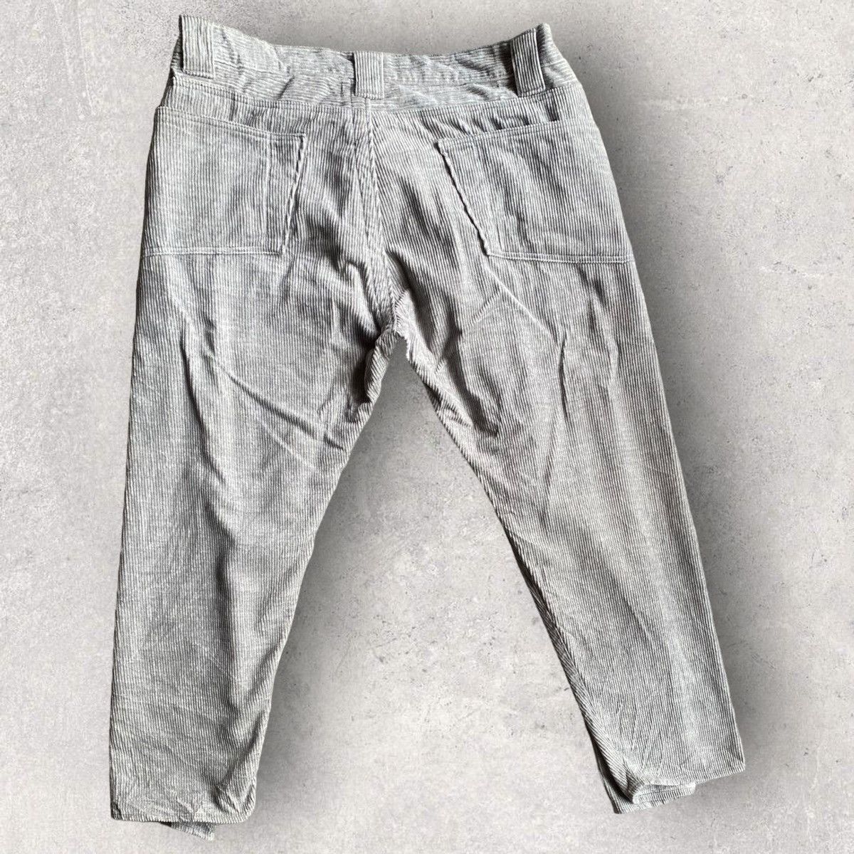 ANREALAGE Anrealage Wrap Grey Corduroy Pants Size US 32 / EU 48 - 4 Thumbnail