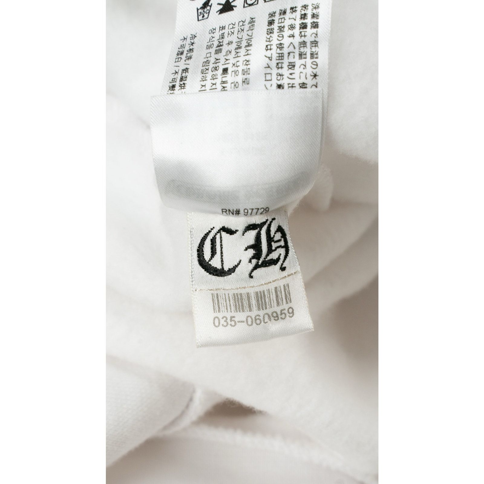 Chrome Hearts St. Barth Back Horseshoe Logo Hoodie 'White/Blue' Size US XL / EU 56 / 4 - 10 Thumbnail