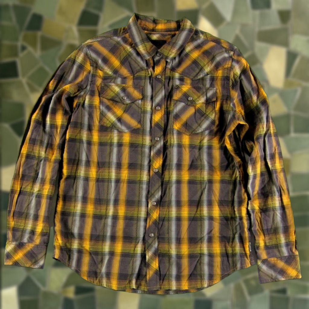 Prana PrAna Shirt M Yellow Long Sleeve Pink Short Sleeve Button Black Brown Polo Size US M / EU 48-50 / 2 - 1 Thumbnail