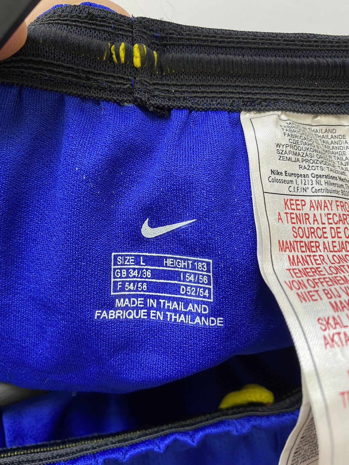 Nike × Vintage Nike Arsenal 2006 2008 Soccer Shorts Football Away Third Kit Size US 34 / EU 50 - 15 Thumbnail