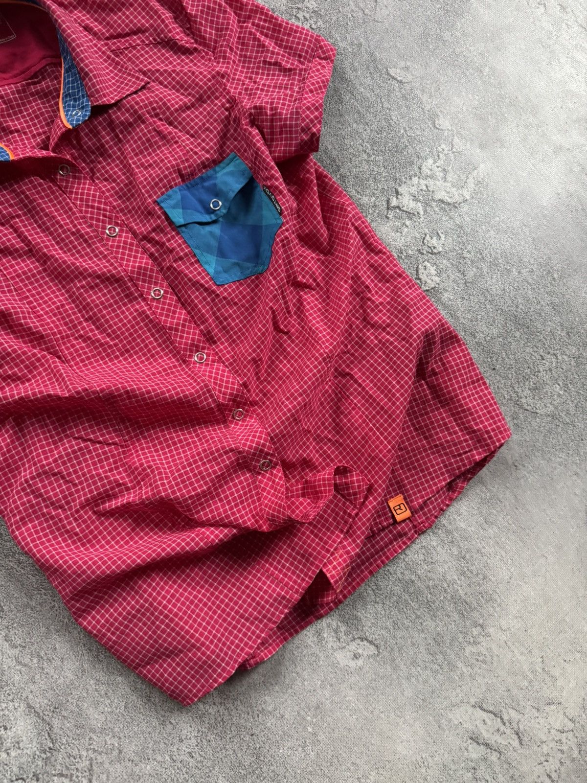 ORTOVOX Ortovox L/size chekered wmns shirt button up short sleeve Size L / US 10 / IT 46 - 3 Thumbnail