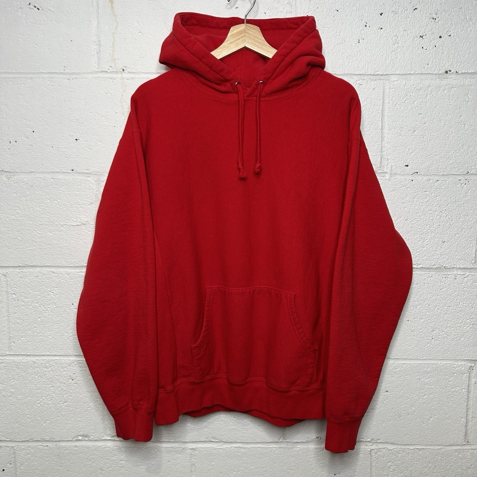 Supreme Supreme Studded Back Hooded Sweatshirt Hoodie “Red” SS18 Size US L / EU 52-54 / 3 - 3 Thumbnail