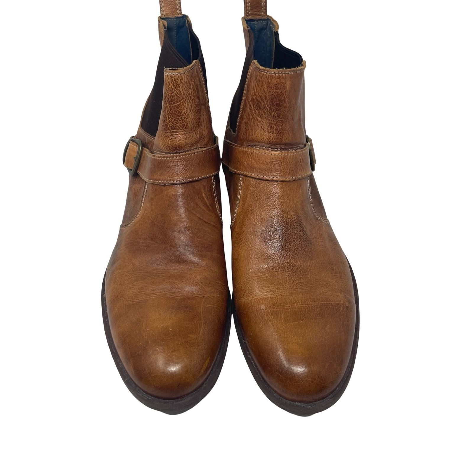 Bed Stu Bed STU Michelangelo in Tan Rustic Chelsea Boots sz 13 Size US 13 / EU 46 - 2 Thumbnail