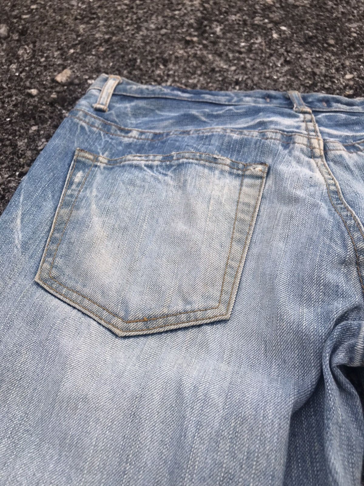 Japanese Brand Vintage Y2K Blue Way Distressed Denim pants Size US 28 / EU 44 - 8 Thumbnail