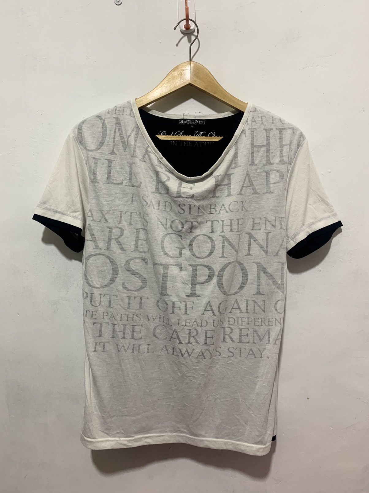 In The Attic In the Attic Foem God Save the Queen Double Layer T shirt Size US M / EU 48-50 / 2 - 1 Thumbnail