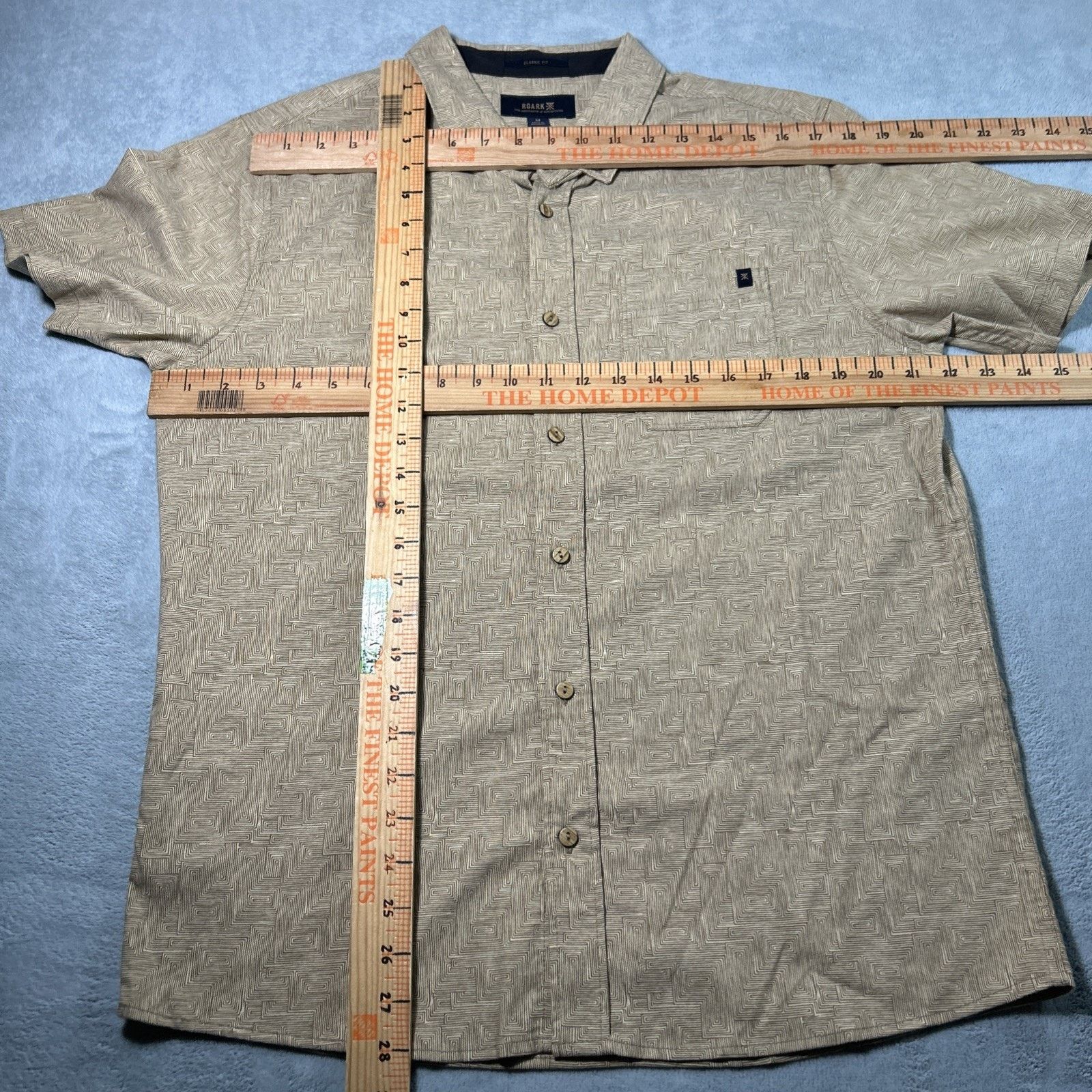 Roark Roark Hawaiian Button Up Shirt Medium Geometric Tropicana Size US M / EU 48-50 / 2 - 7 Thumbnail