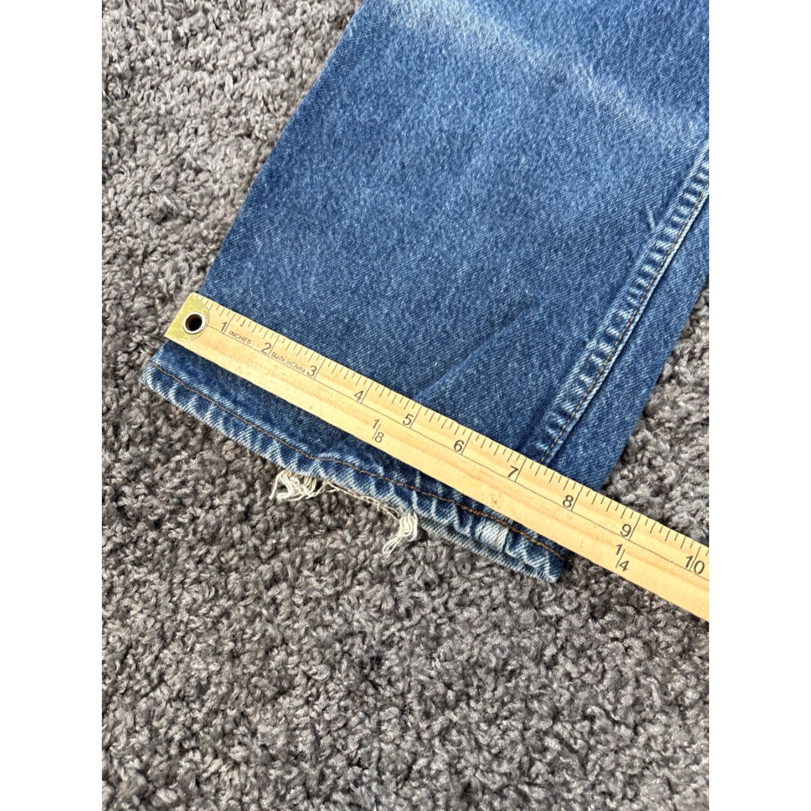 Levi's VINTAGE Levi's 500 Series Jeans Mens 40x34 Straight 80s USA Denim Blue Size US 40 / EU 56 - 3 Thumbnail