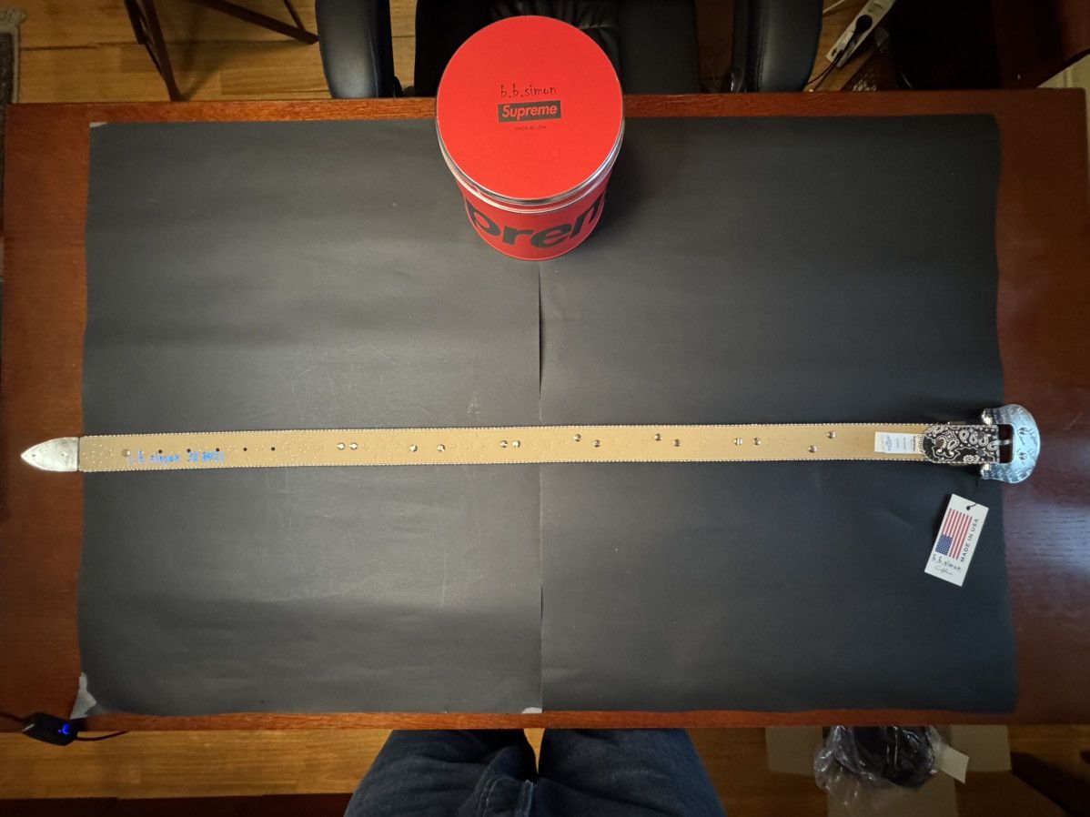B.B. Simon × Supreme Supreme b.b. Simon Bandana Belt Size 28 - 8 Thumbnail