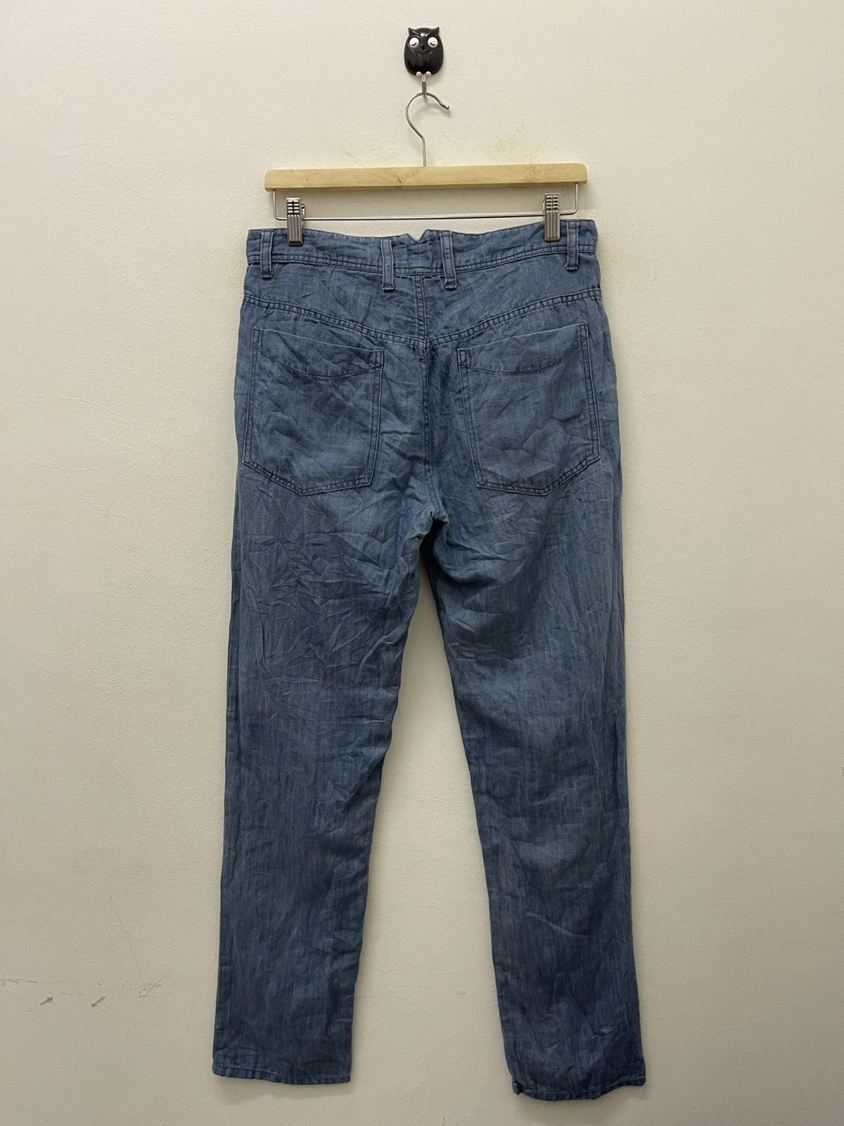 Katharine Hamnett London Rare Vintage KATHARINE HAMNETT LONDON Cotton Linen Pant Size US 30 / EU 46 - 1 Thumbnail