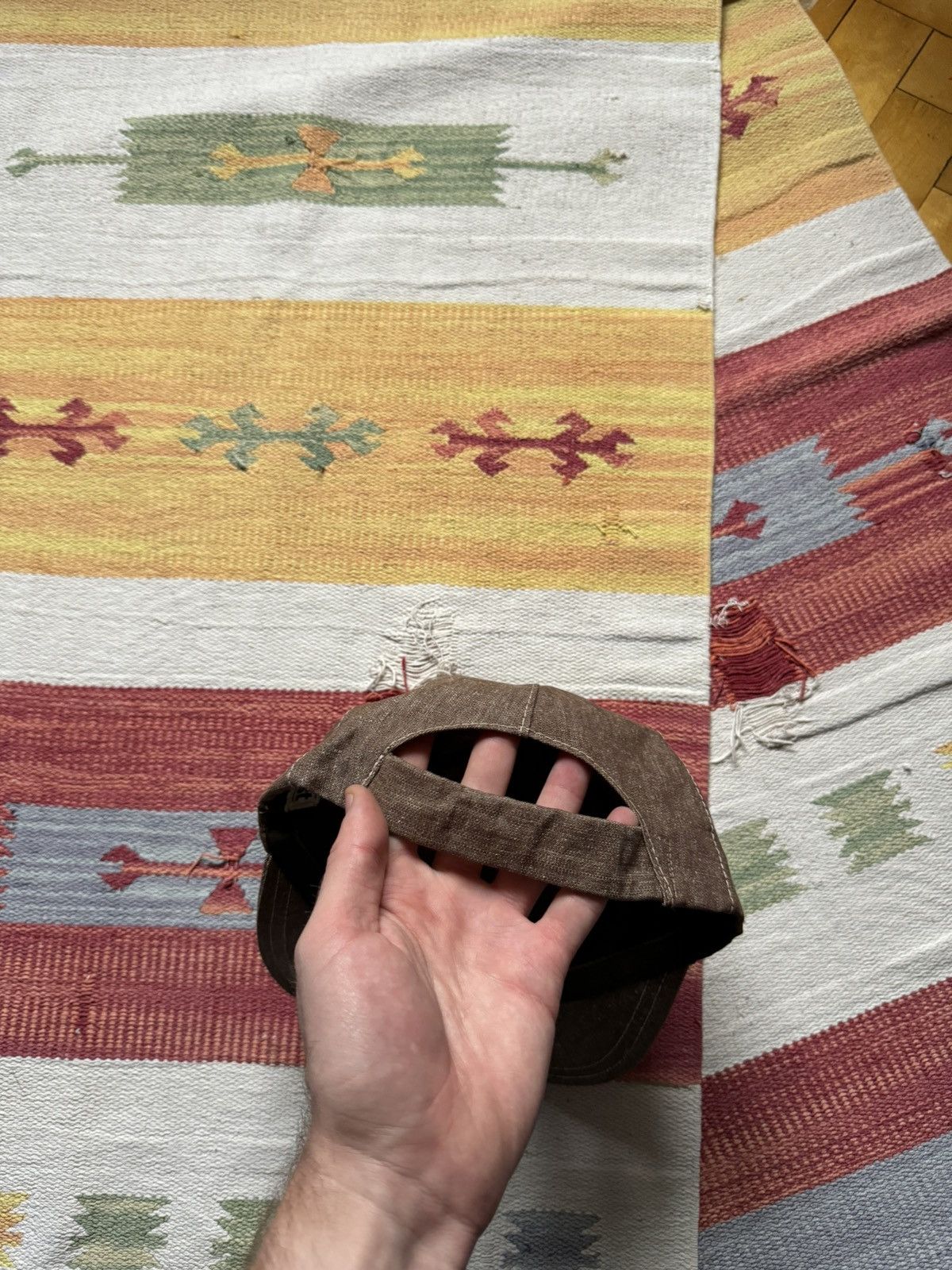 Vintage Vintage 70’s European Work Brown Hat Size ONE SIZE - 3 Thumbnail