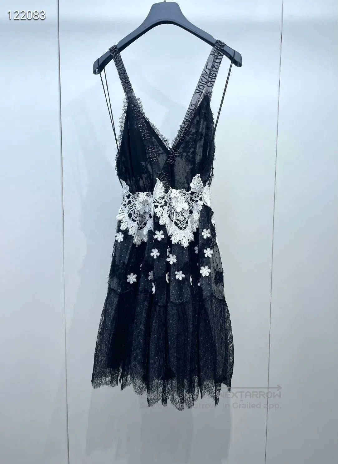 Dior Dior Rhinestone Letter Backless Dress. Size XXS / US 00 / IT 34 - 2 Thumbnail