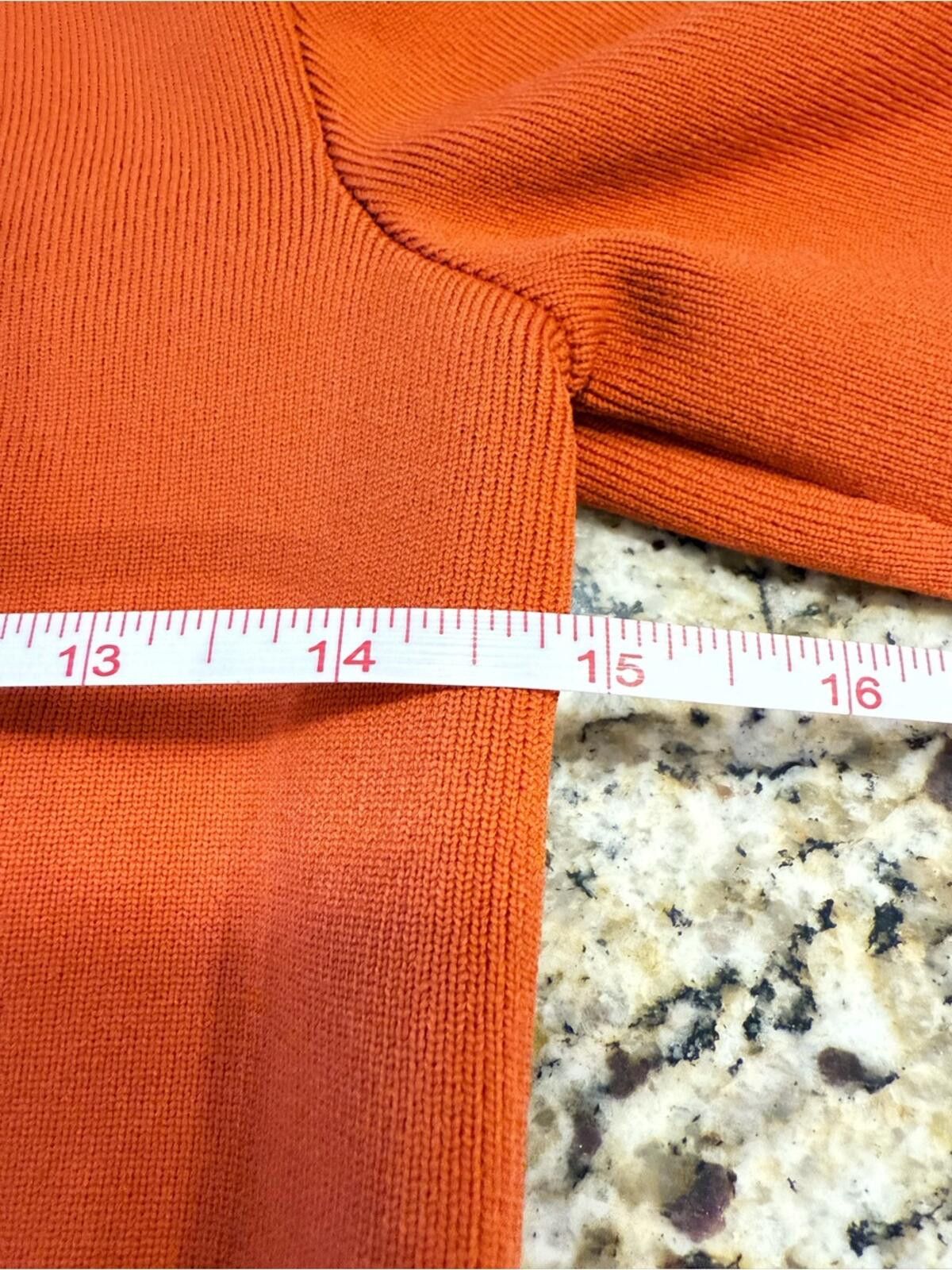 Zara Zara burnt orange long sleeve cropped sweater top SZ SM Size S / US 4 / IT 40 - 8 Thumbnail