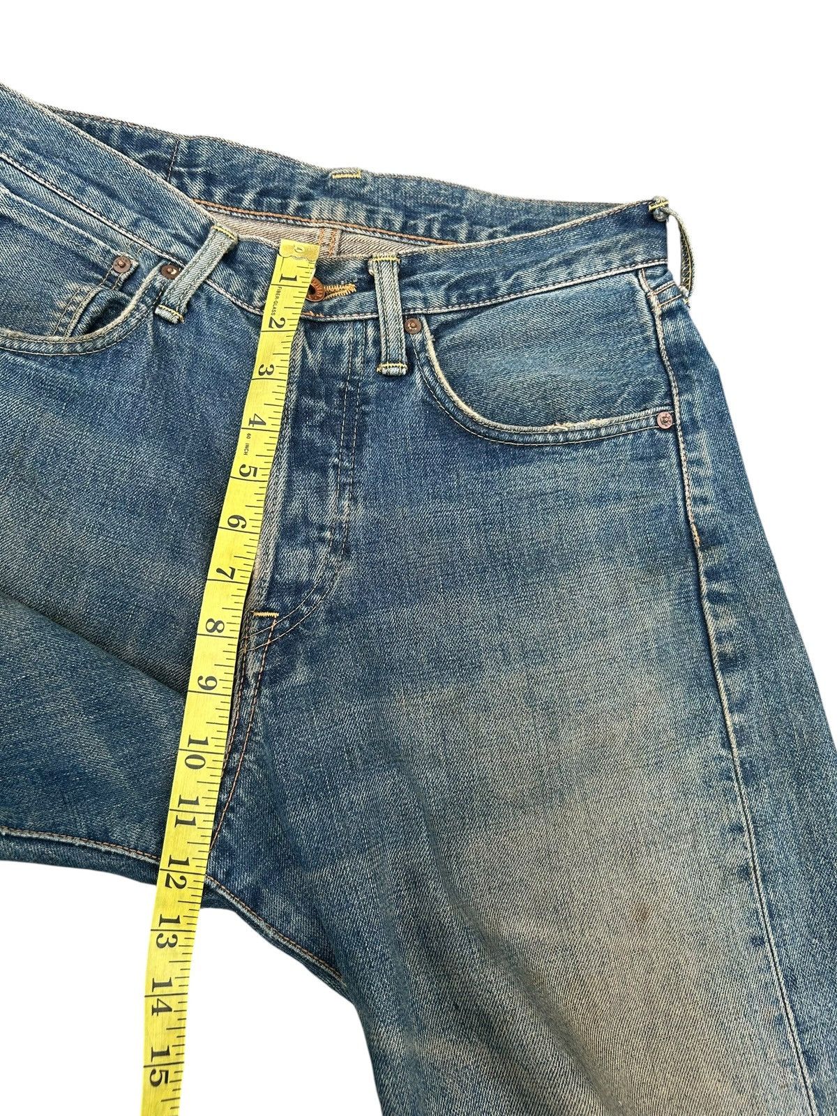 Kapital Vintage Edwin 505X Selvedge Distressed Rusty Denim Jeans Size US 29 - 16 Thumbnail