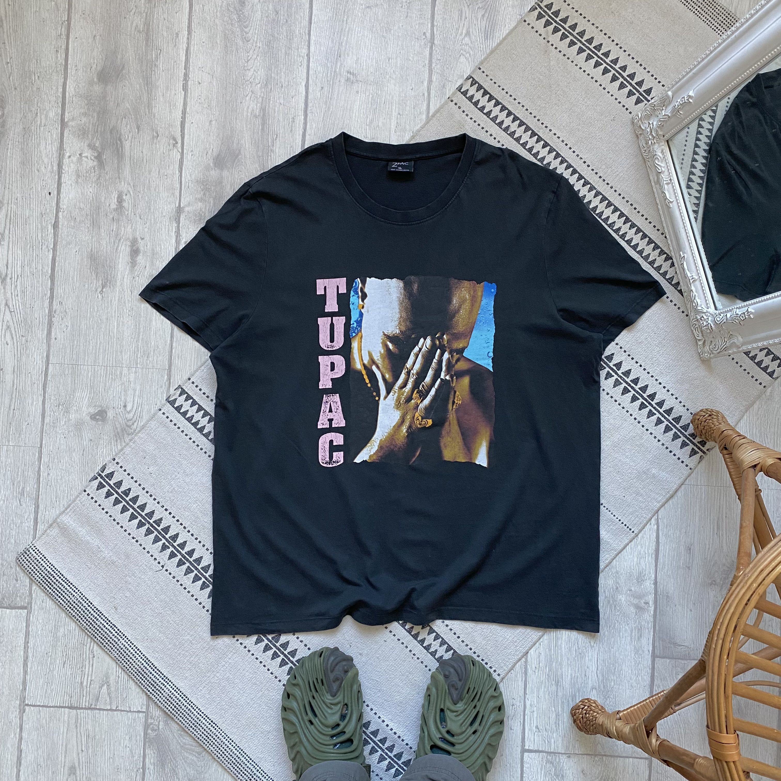 Band Tees 🎙️ 2pac Rap tees Tupac Shakur t shirt Size US XL / EU 56 / 4 - 1 Thumbnail