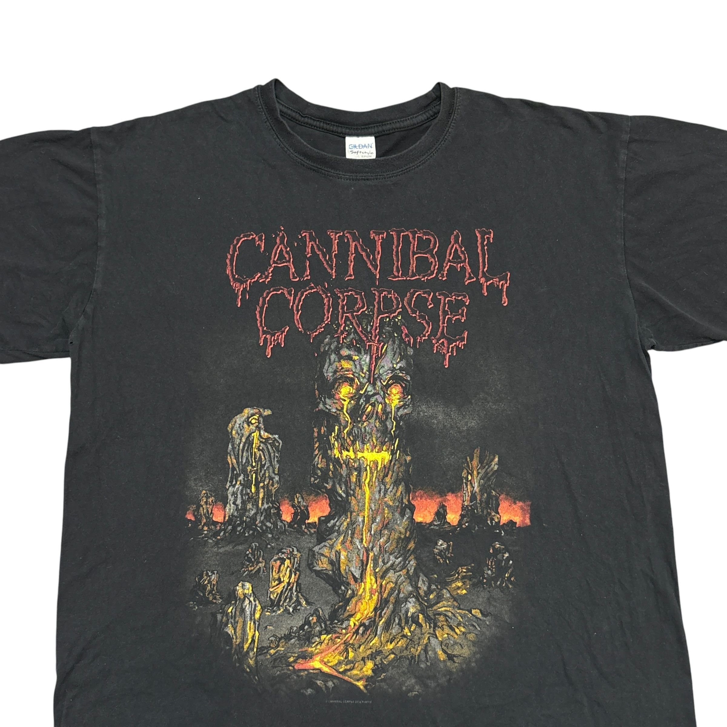 Band Tees Cannibal Corpse Shirt Tour Concert Death Metal Band Tee Size US XL / EU 56 / 4 - 3 Thumbnail