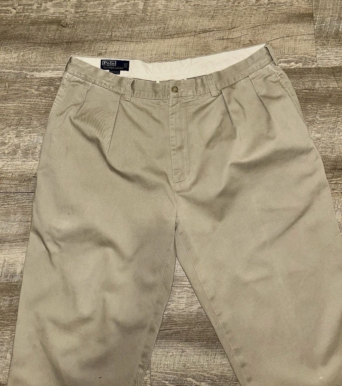 Polo Ralph Lauren Polo Ralph Lauren Mens Classic Fit Cotton Chino Pants Pleat Size US 38 / EU 54 - 2 Thumbnail