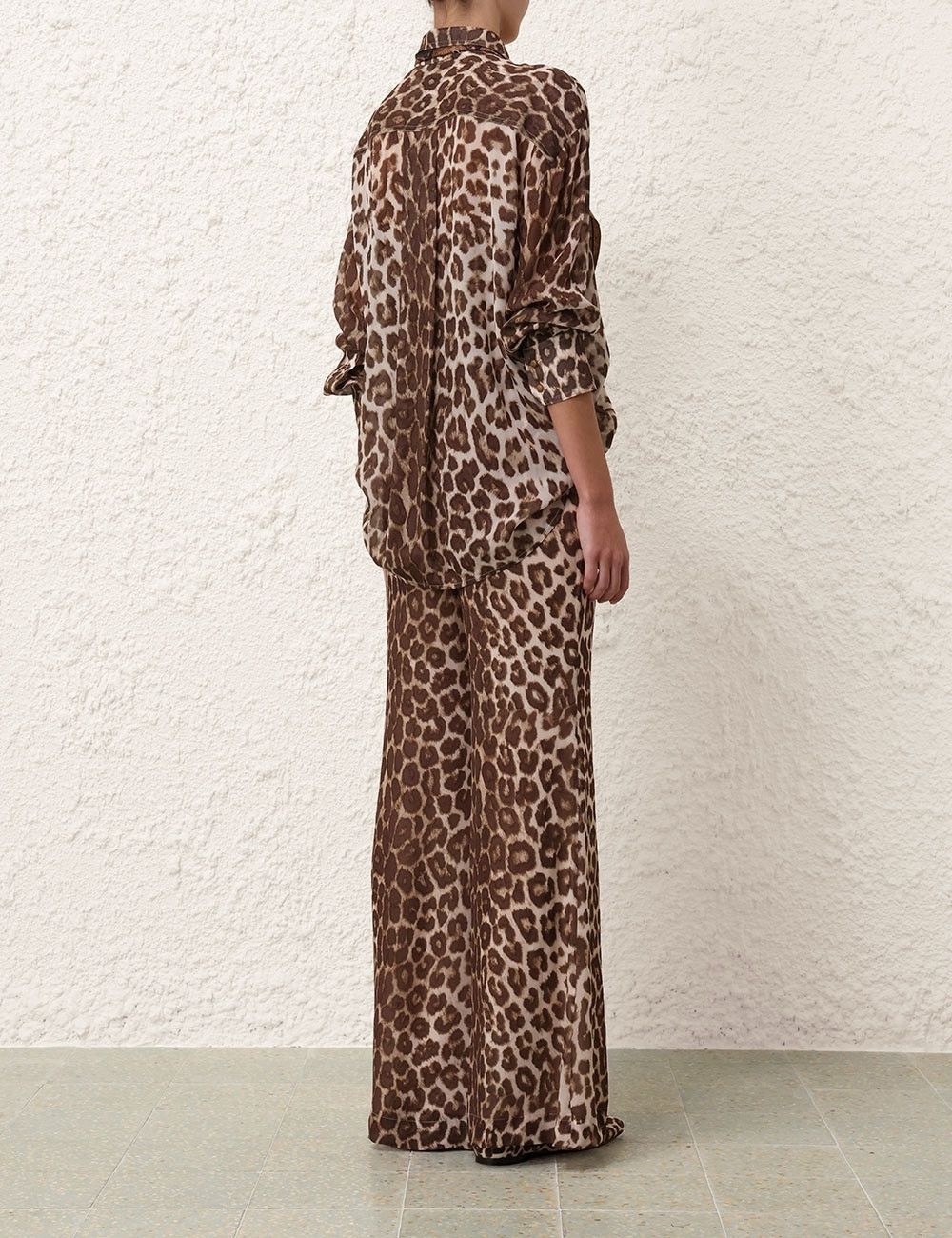 Zimmermann oc11z0925 Illustration Flare Pant in Leopard Size 27" / US 4 / IT 40 - 4 Thumbnail
