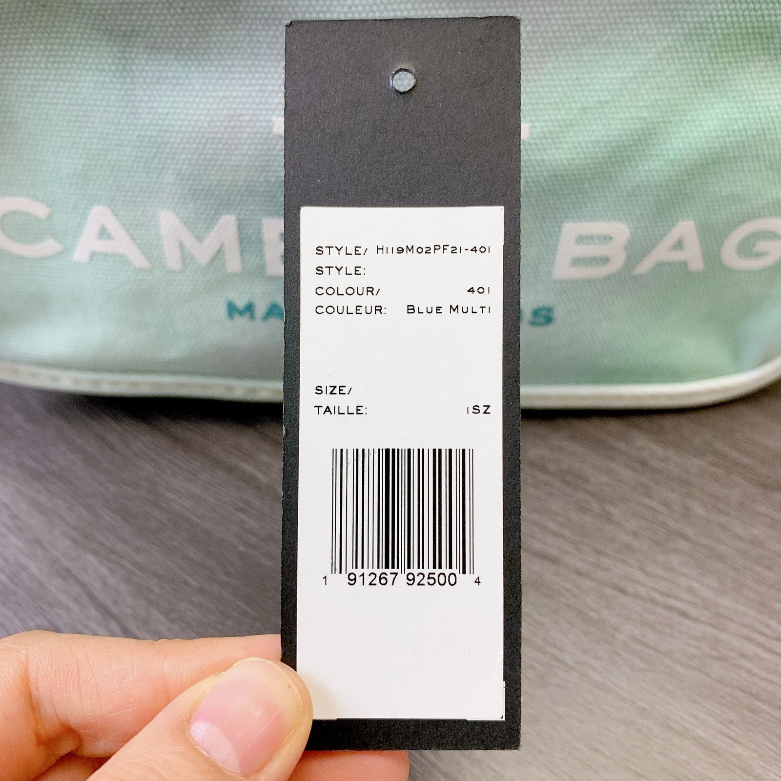 Marc Jacobs Marc Jacobs HII9MO2PF2I Blue Canvas Crossbody Bag Size ONE SIZE - 9 Thumbnail