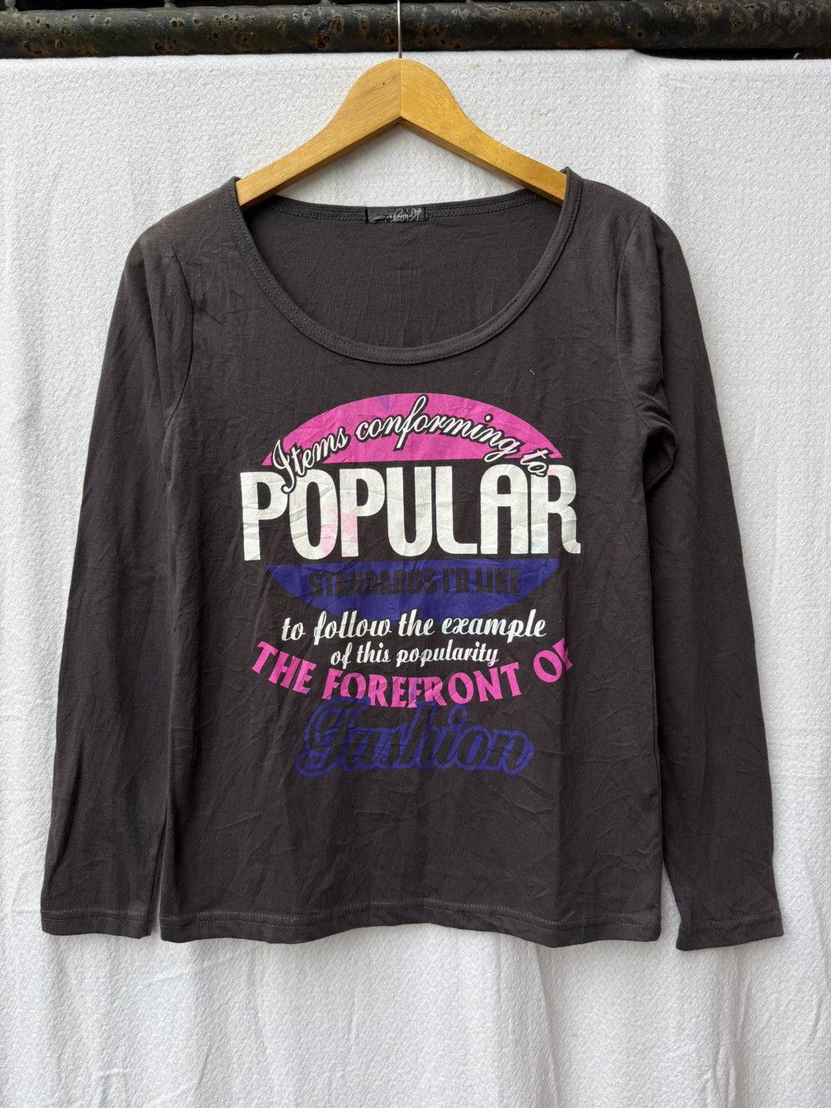 Japanese Brand Cherry pop poem longsleeve Size US XS / EU 42 / 0 - 1 Thumbnail