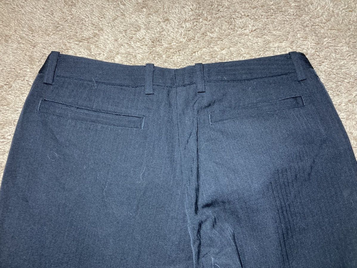Masaki Matsushima 90s Masaki Matsushima Homme Curved S Shape Striped Slacks Size US 30 / EU 46 - 10 Thumbnail