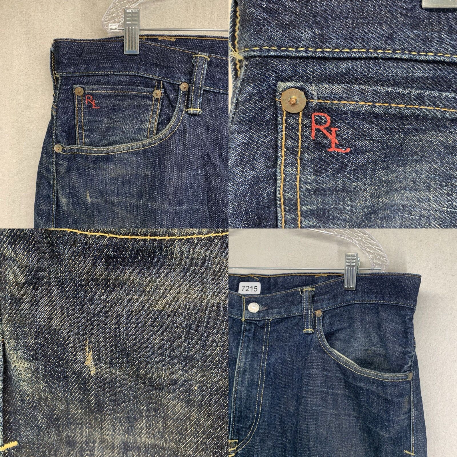 Polo Ralph Lauren Polo Ralph Lauren Mens Jeans 38x30 Straight Relaxed Fit Cotton Denim Blue Designer 67 Style Size US M / EU 48-50 / 2 - 8 Thumbnail
