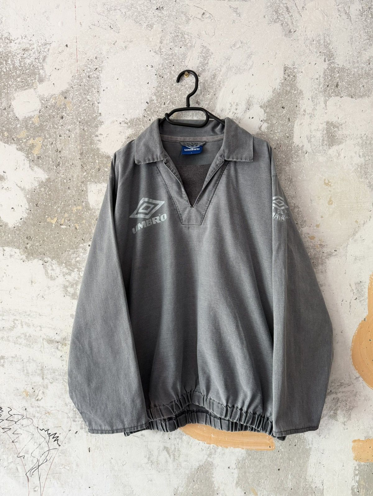 Umbro Vintage Umbro Training Drill Top Sweatshirt Washed Jacket Size US M / EU 48-50 / 2 - 8 Thumbnail