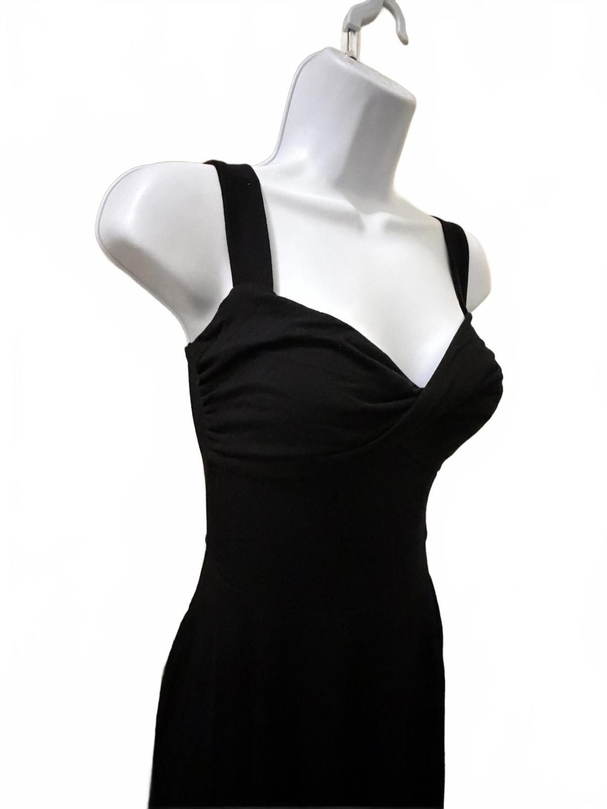Other REFORMATION Twist-top Midi Dress in Black (SMALL) Size S / US 4 / IT 40 - 3 Thumbnail