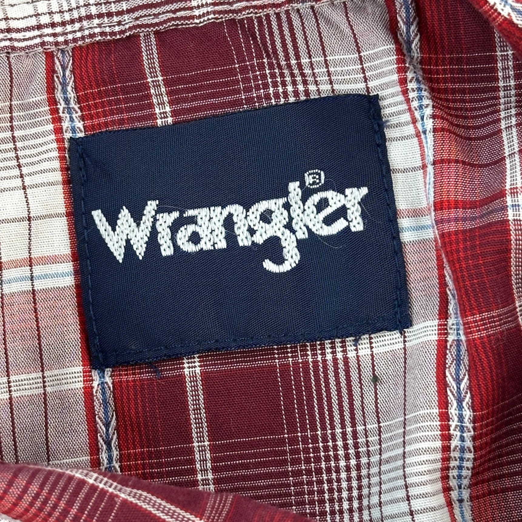 Wrangler Vintage Wrangler Western Shirt Mens XL Red Plaid Pearl Snap Cowboy Rodeo Size US XL / EU 56 / 4 - 5 Thumbnail