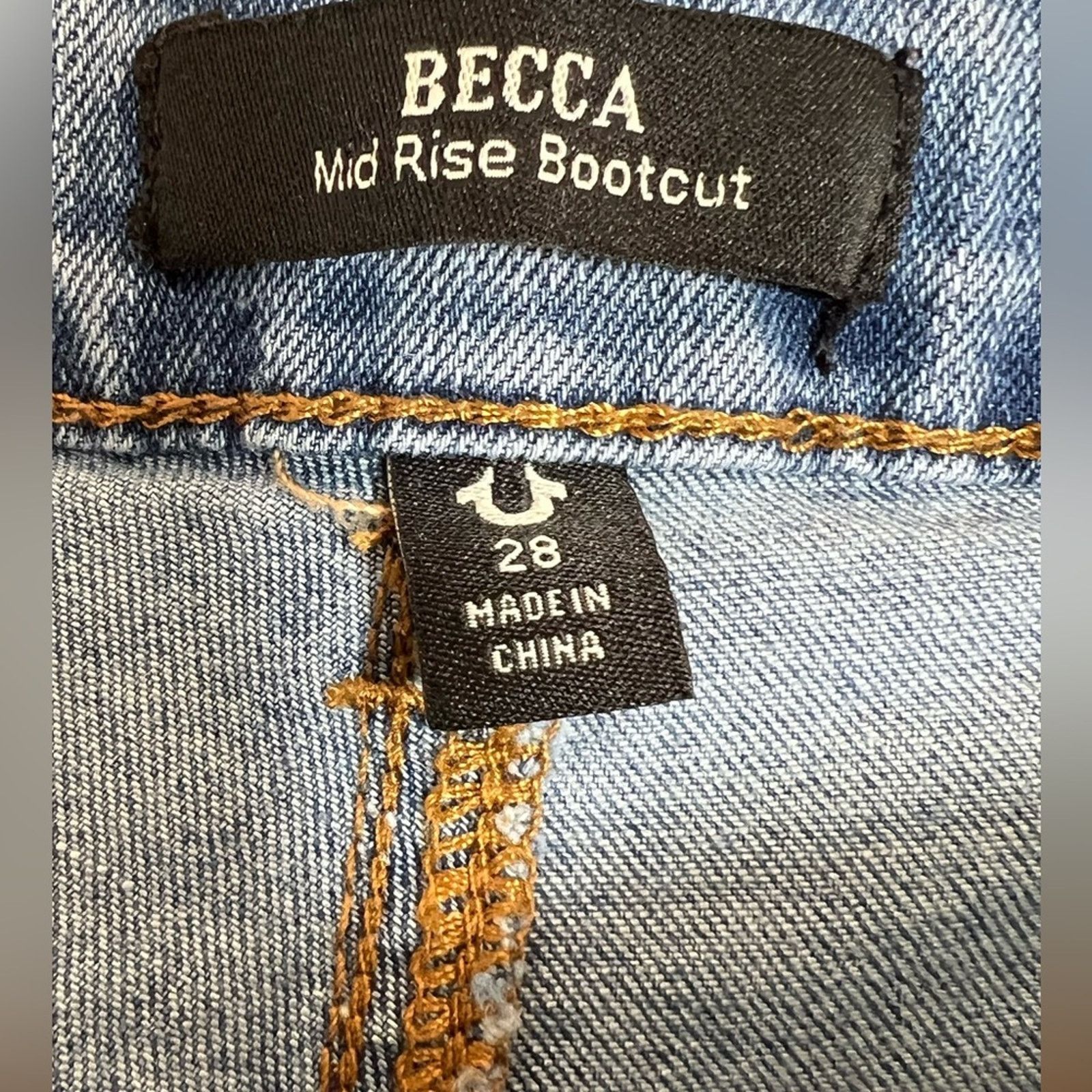 True Religion True Religion Women’s Jeans Size 28 Becca Mid Rise Bootcut Size 28" / US 6 / IT 42 - 7 Thumbnail