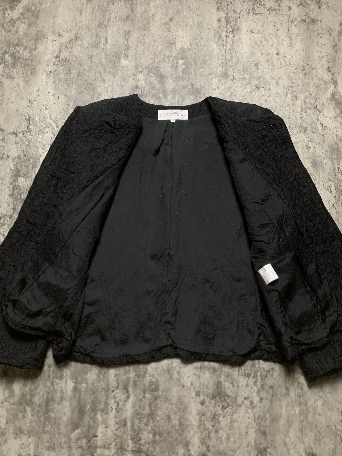 Givenchy Vintage 90s Givenchy hi formal embossed blazer Size XL / US 12-14 / IT 48-50 - 6 Thumbnail
