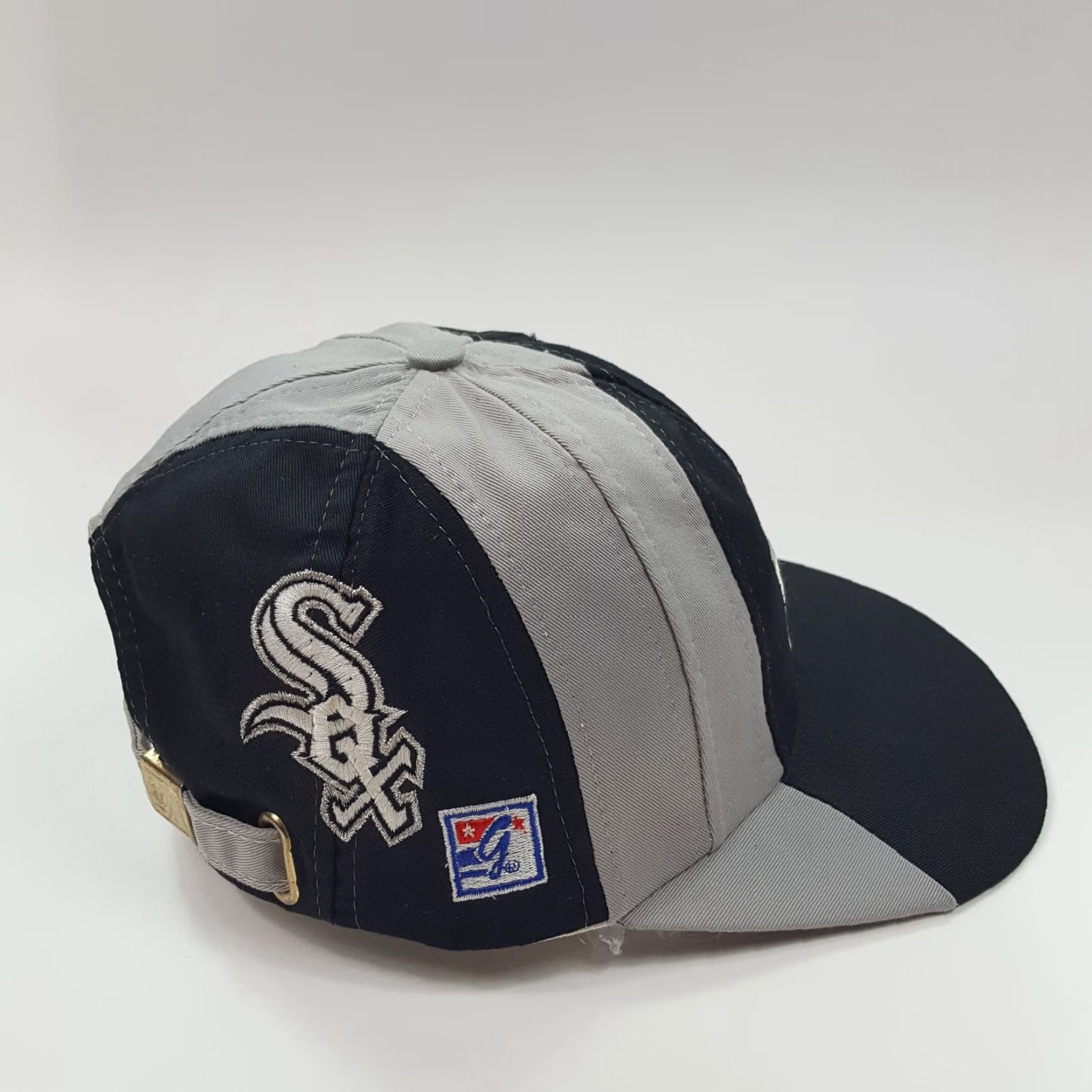 MLB VINTAGE 90s Chicago White Sox The Game Snapback Hat Adjustable Black Baseball Cap MLB Mens Size ONE SIZE - 5 Thumbnail