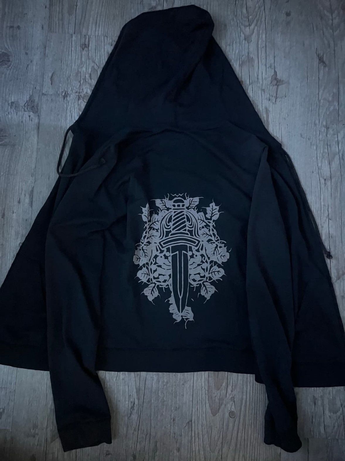 Chrome Hearts *rare* Dagger Zipup Hoodie Size US S / EU 44-46 / 1 - 1 Thumbnail