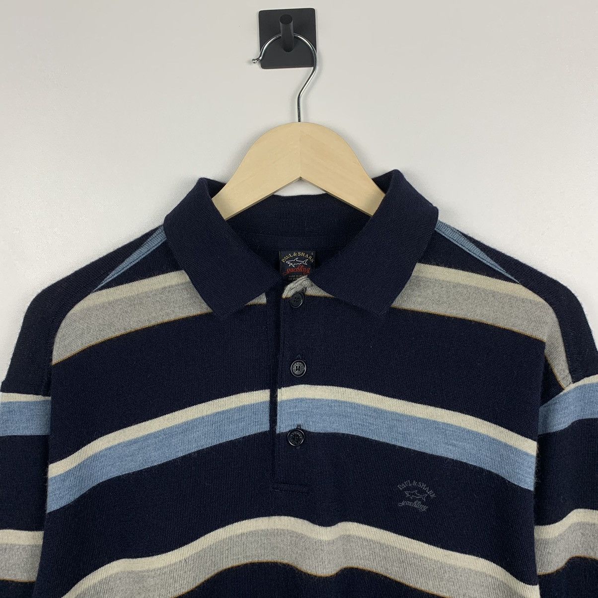Paul & Shark Vintage Paul & Shark Striped Wool Sweater Men’s Size L Size US L / EU 52-54 / 3 - 6 Thumbnail