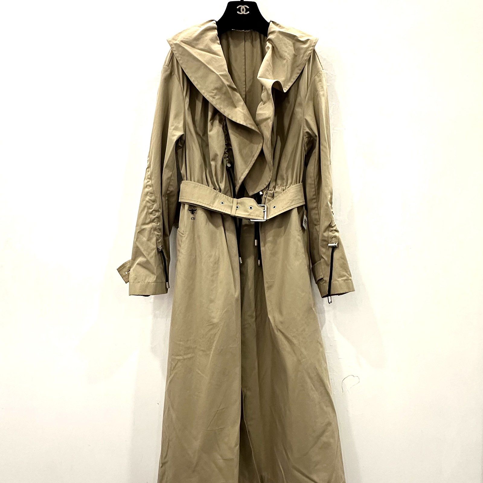 Dior Christian Dior Khaki Cotton Coat Size 36 Size XS / US 0-2 / IT 36-38 - 1 Thumbnail