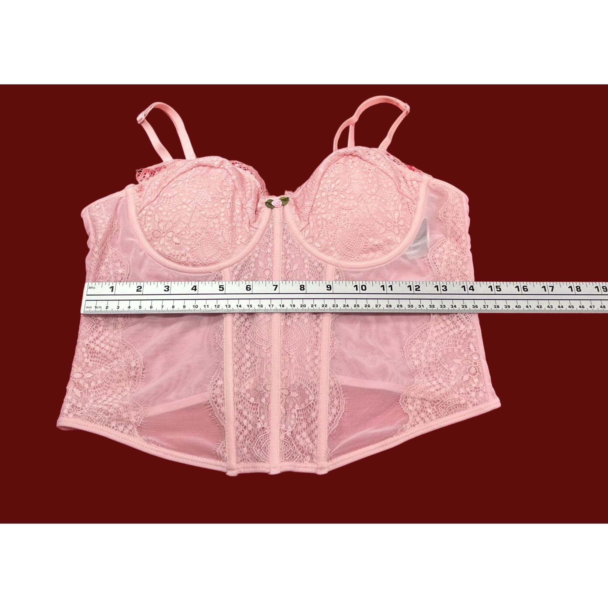 rue21 Rue 21 - Women's Lace Corset Top - Soft And Breathable Mesh Size ONE SIZE - 3 Thumbnail